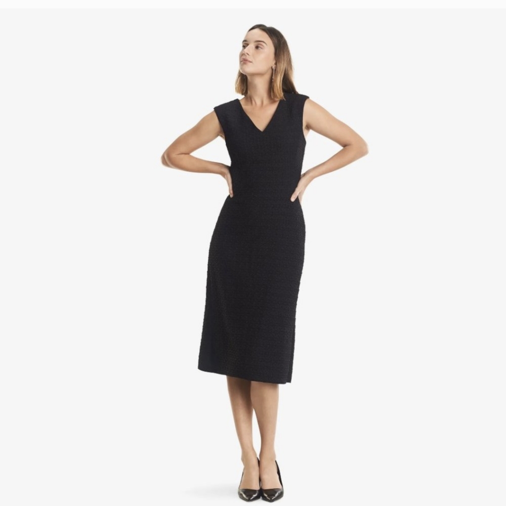 Mm Lafleur Evelyn In Black Glyph Jacquard Sz 16